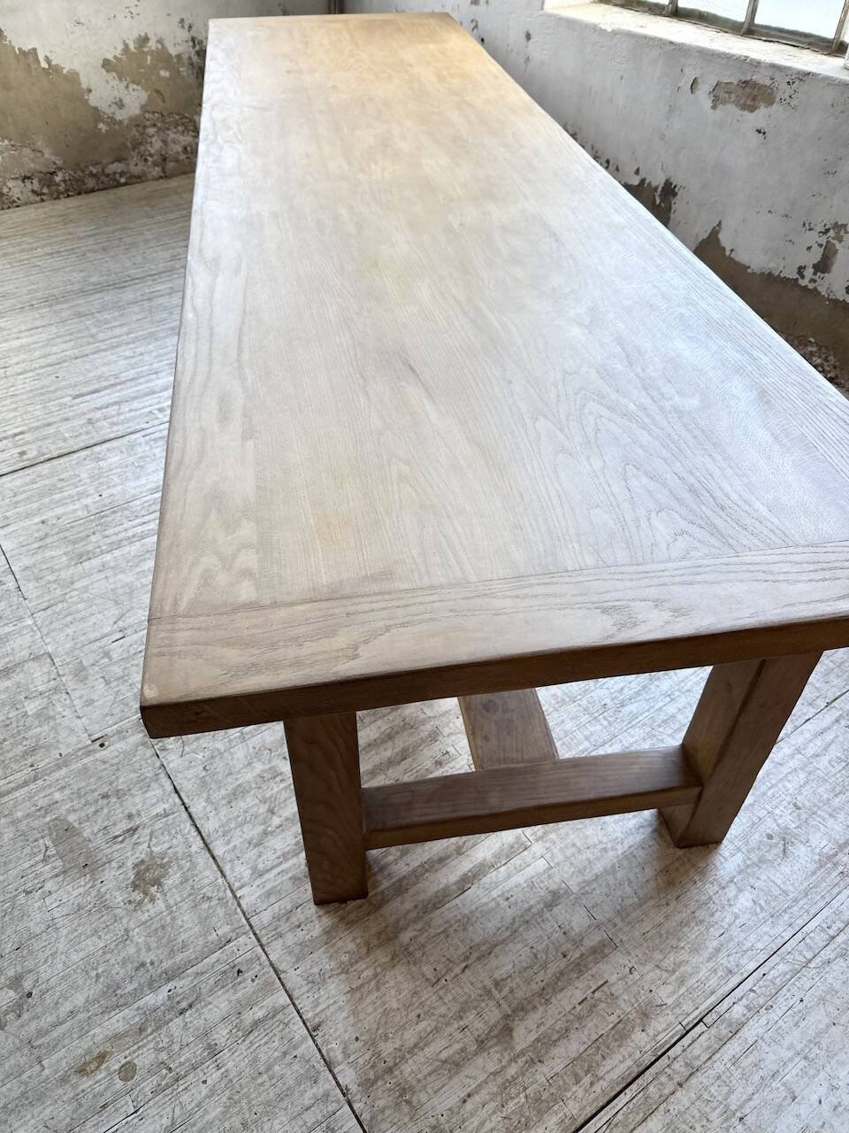 XXL solid oak farmhouse table 3.5m