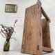 Establishment / console in raw wood
