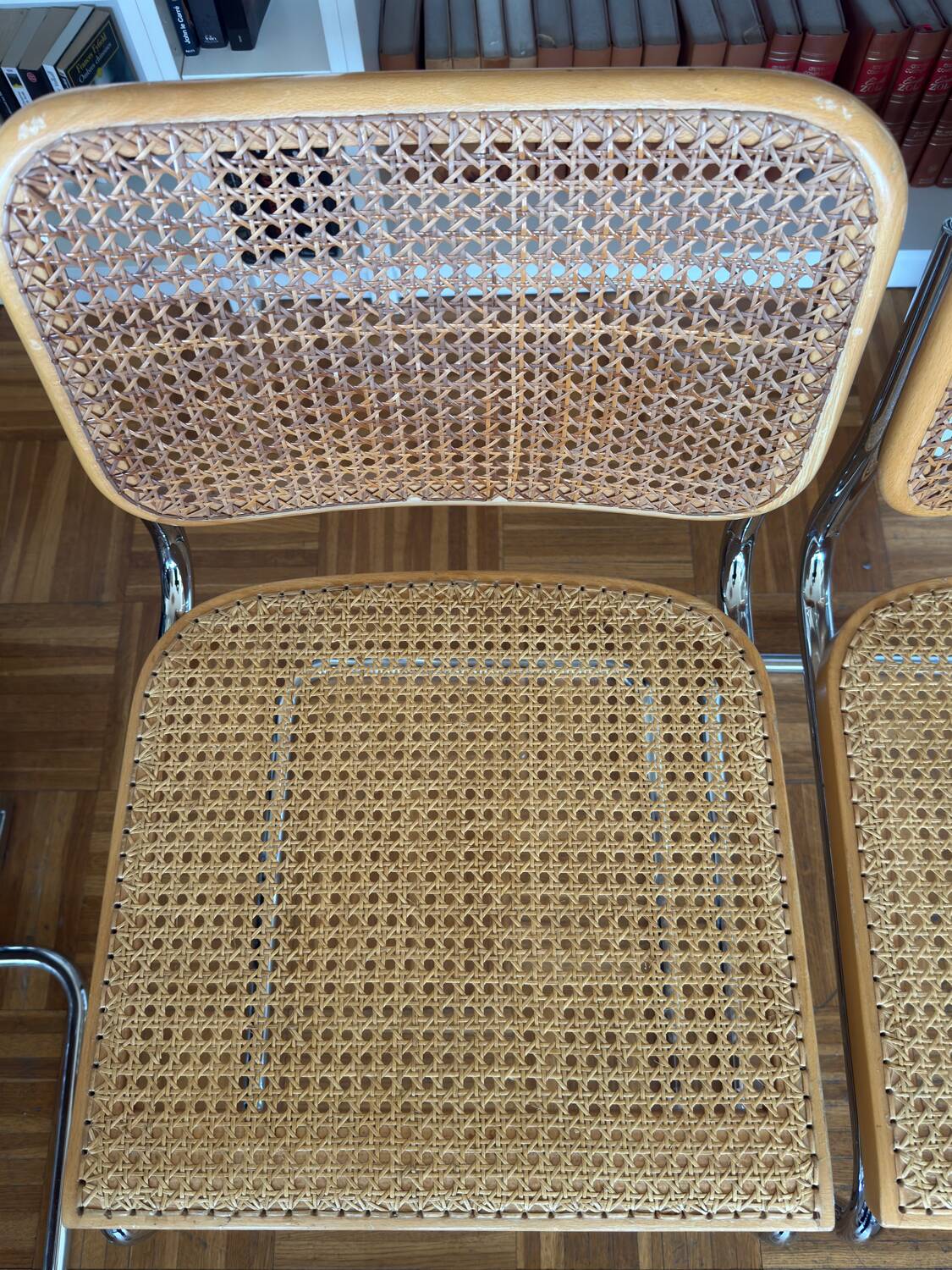 Marcel Breuer Cesca B32 chairs Knoll edition