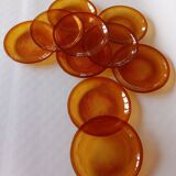 10 assiettes à dessert Arcoroc Sierra Ambre