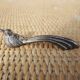 10 vintage name holders / bird knives silea in metal