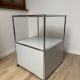 USM Haller shelf in light grey
