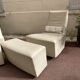 Pair of Armchairs and Footrest Rocking chair Roset Line