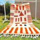 Traditional handmade Berber rug, 150cm x 300cm