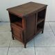 Vintage solid wood bedside sofa end