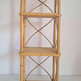 Bamboo wall shelf