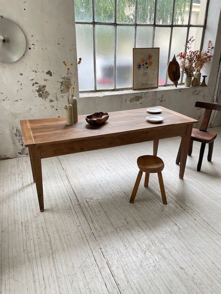 Walnut farm table 190cm