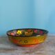 Khokhloma Russian handicraft painted wooden bowls