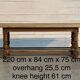 Farmhouse table