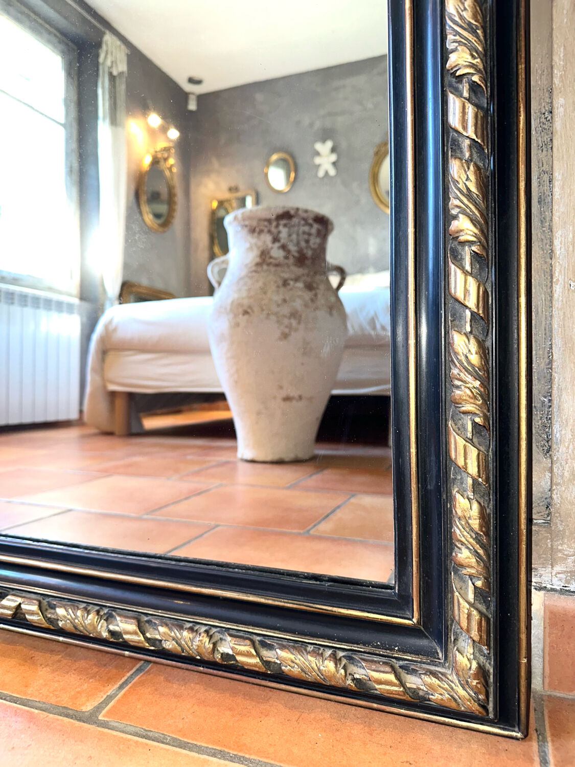 Louis-Philippe antique mirror from the 19th century.