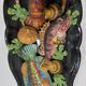 Large oval wall plate in Palissy majolica from Vallauris