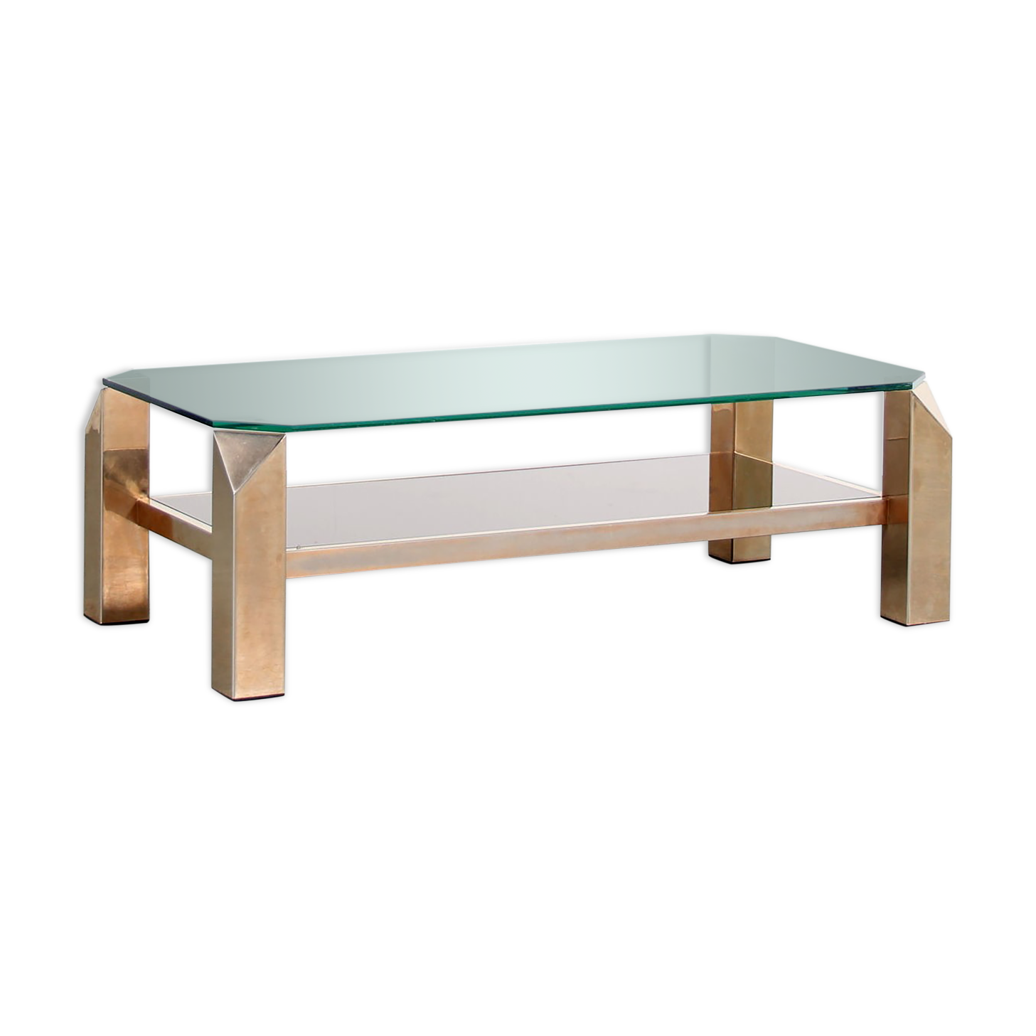 1970s Coffee table by Belgo Chrom, Belgium