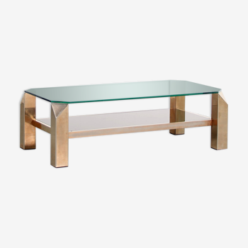 Table basse des années 1970 par Belgo Chrom, Belgique