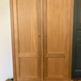 Parisian wardrobe in raw wood