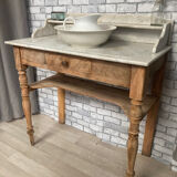 Antique marble toilet table