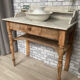 Antique marble toilet table