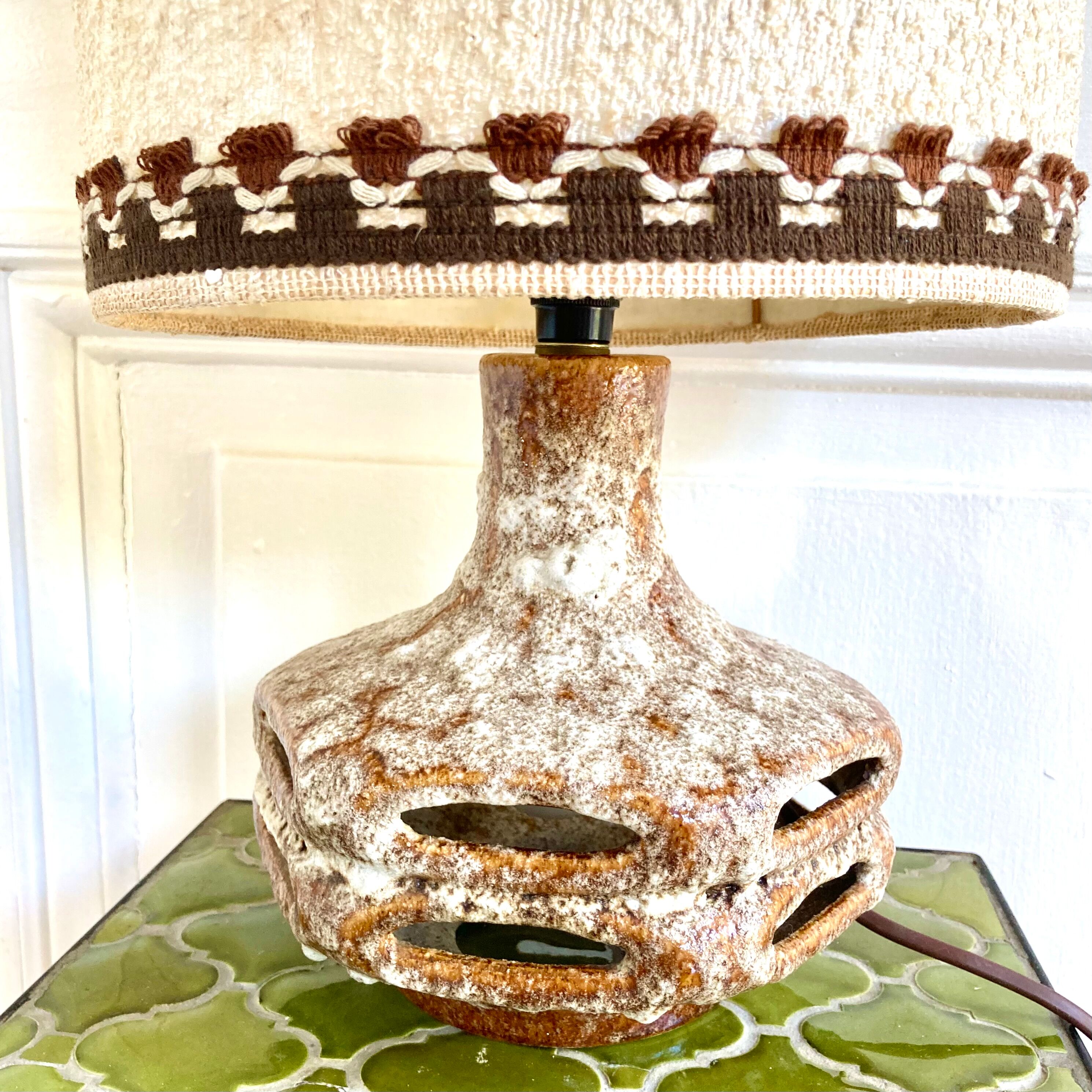 Ceramic lamp West Germany Stein Keramik