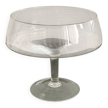 Grande coupe à fruit en verre