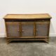 Italian Vintage Rattan And Bamboo Commode - Sideboard, Italy. 1970s.