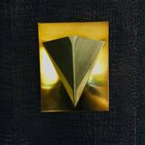 Postmodern Brass Wall Lamp Sconce from Liro, Belgium, 1980s