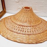 Rattan lampshade