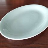 Semi-porcelain dish Céranord celadon green