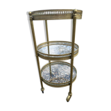 Small wheeled side table from Maison Jansen.