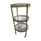 Small wheeled side table from Maison Jansen.