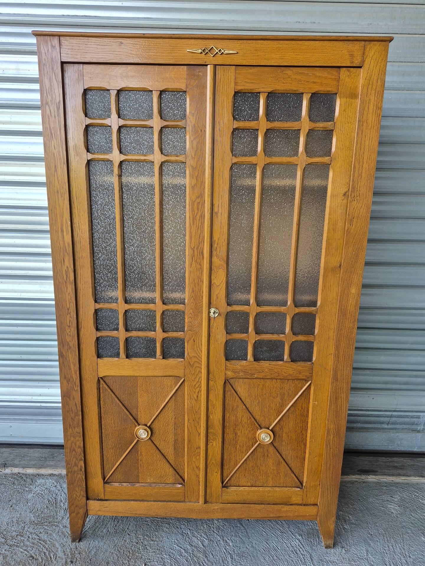 Art Deco wardrobe / bookshelf