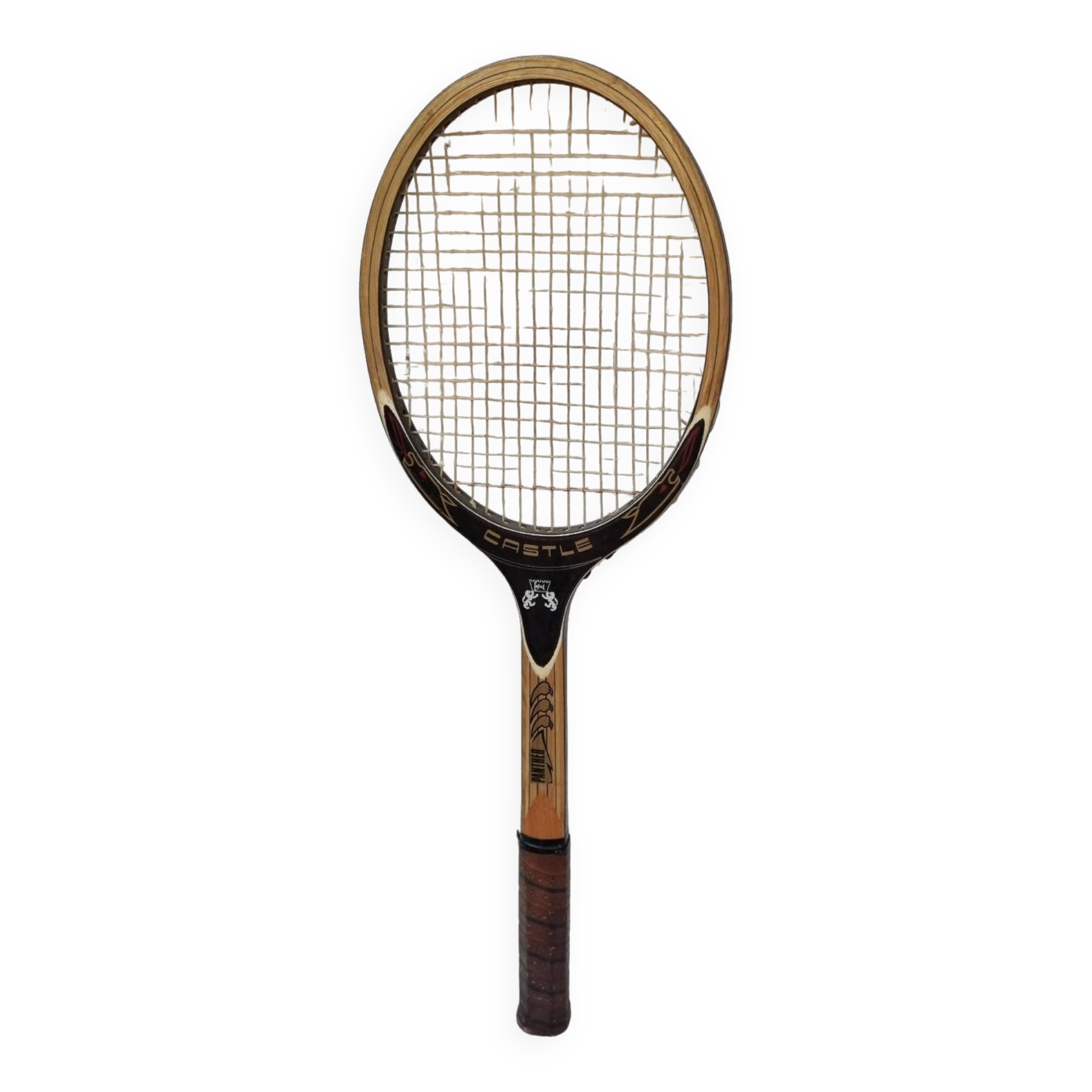 Raquette de tennis vintage bois 1970 Bancroft SUPER WINNER