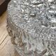 Applique murale ronde plafonnier verre transparent luminaire ancien vintage