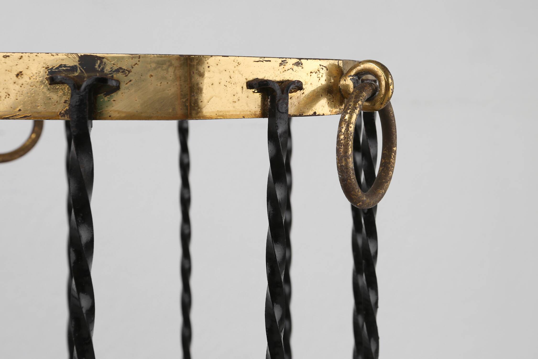 Stylish robust mid-century umbrella stand, France ca. 1950