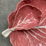 Cabbage leaf barbotine dish