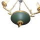 3-branched empire chandelier in bronze