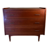 Vintage 60s wooden chest of drawers