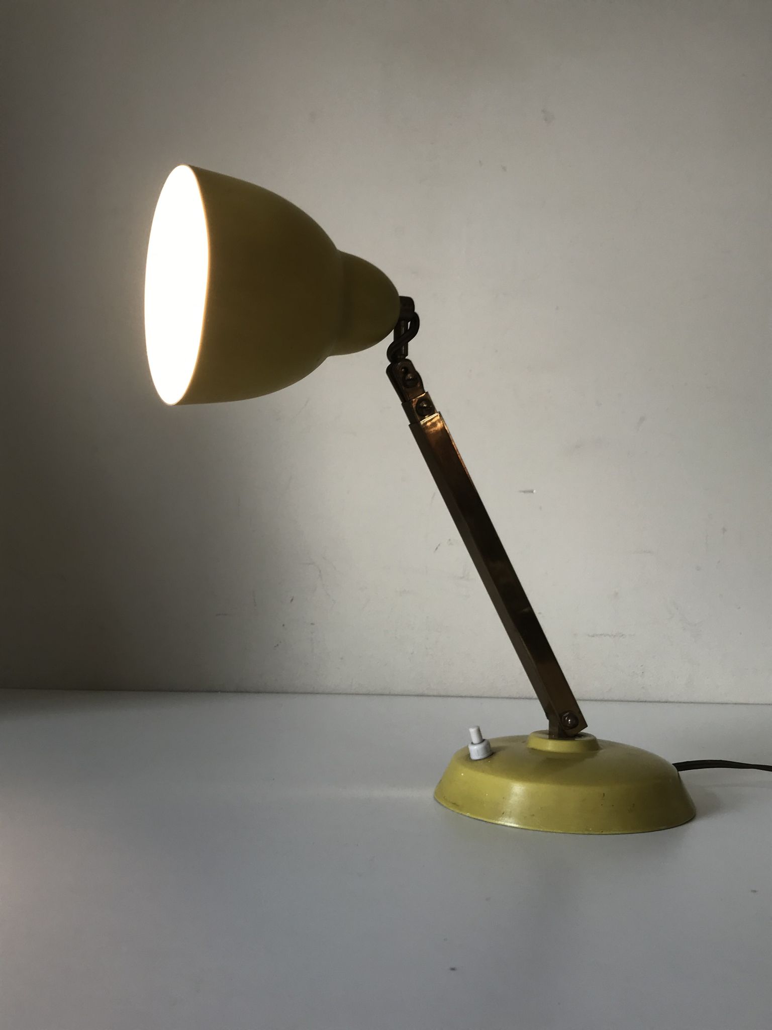 Lampe télescopique vintage années 50