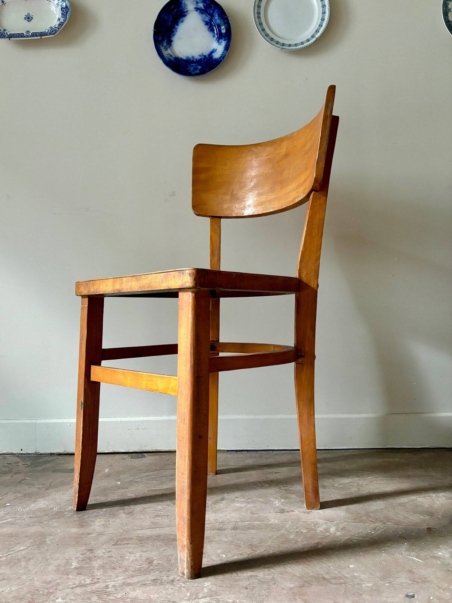Light beech bistro chair