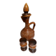 Carafe et verres en céramique