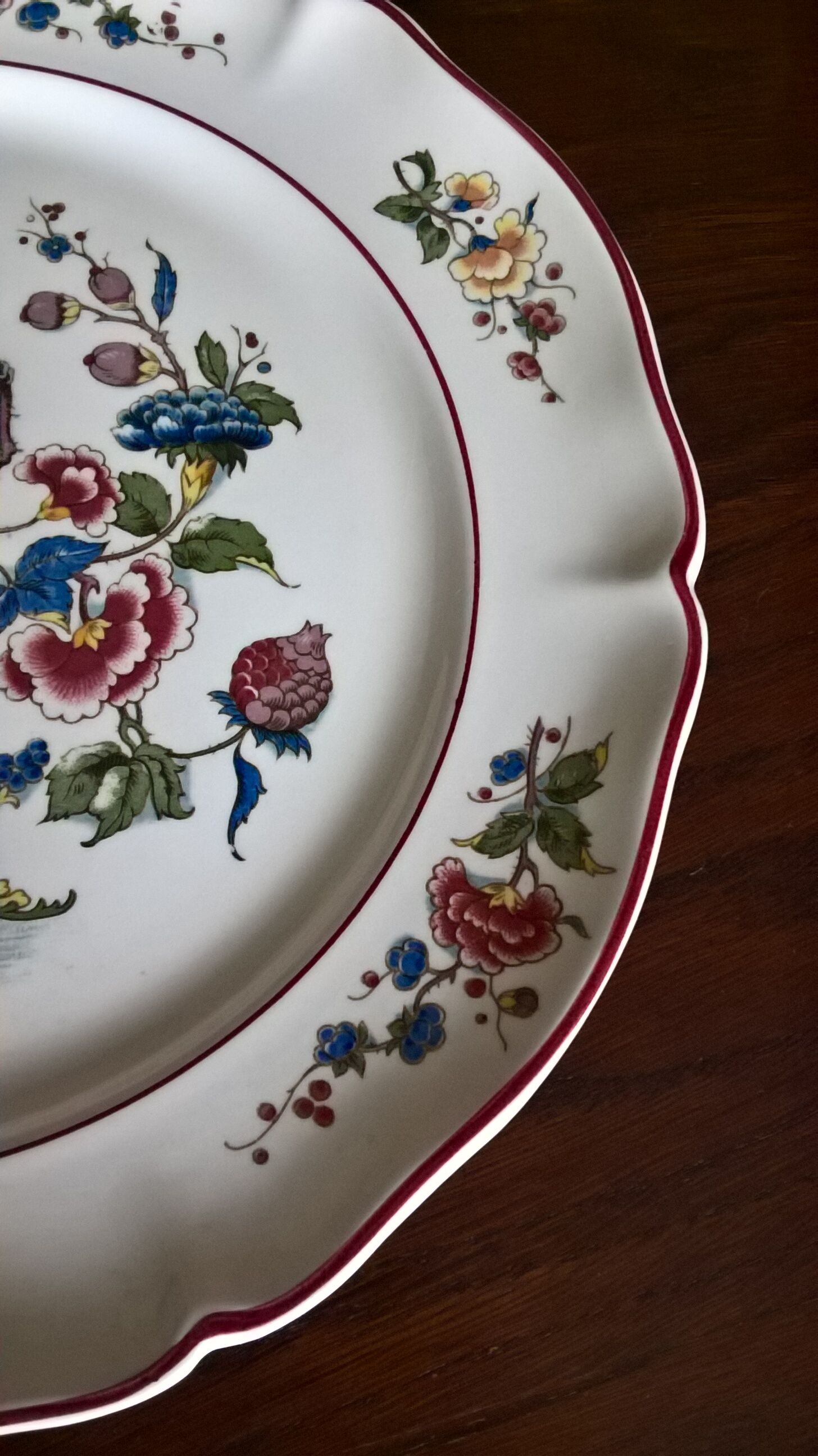 Set of 12 plates Villeroy & Boch Phoenix red