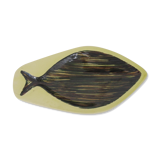 Cup or empty ceramic bag vintage fish