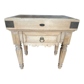 Table de boucherie massive 'De Kercoet' France
