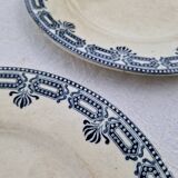 Set of 11 Dessert Plates Ter De Fer Salins Rivoli Model