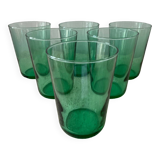 Series 6 mint green water glasses