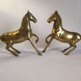 Brass horses