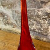 Sommerso Murano Teardrop Vase