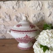 Soup tureen - fruit bowl in Saint Amandinoise ironstone
