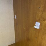 Low storage unit, 70s/80s three height-adjustable shelves