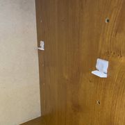 Low storage unit, 70s/80s three height-adjustable shelves