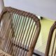 Paire de chaises en rotin