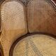 Fauteuil canné XIX de style  Louis XV dit couillard